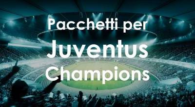 Pacchetti per le prossime partite della Juventus in Champions League su Esasport